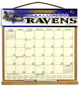 (image for) Baltimore Ravens Calendar Holder